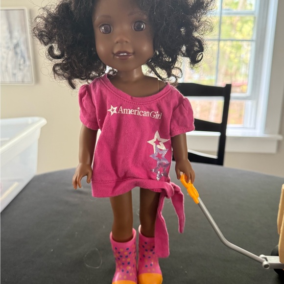 American Girl Doll Welliewishers and Wagon - Picture 2 of 7